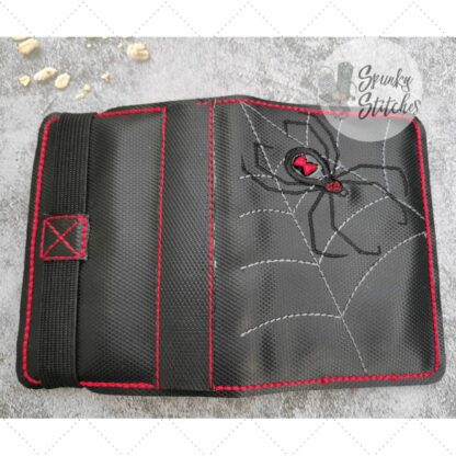 Black Widow Spider Mini Notebook Cover - Image 2