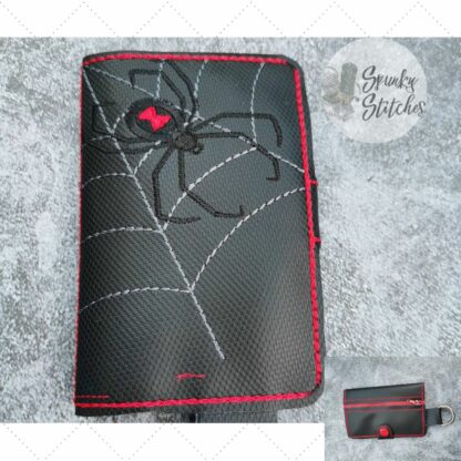 Black Widow Mini Zipper Wallet