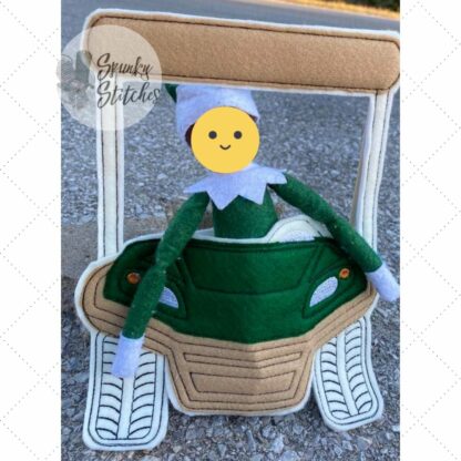 Golf Cart Slipover Elf Costume