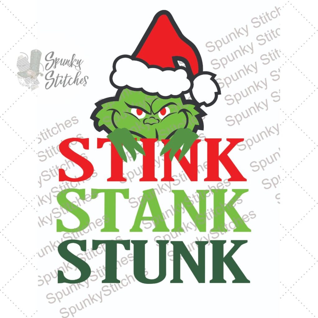 Mean Green Guy Stink Stank Stunk SVG Cut File