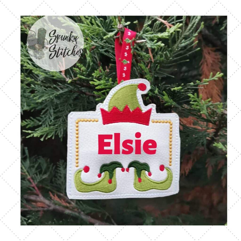 Elf Name Ornament