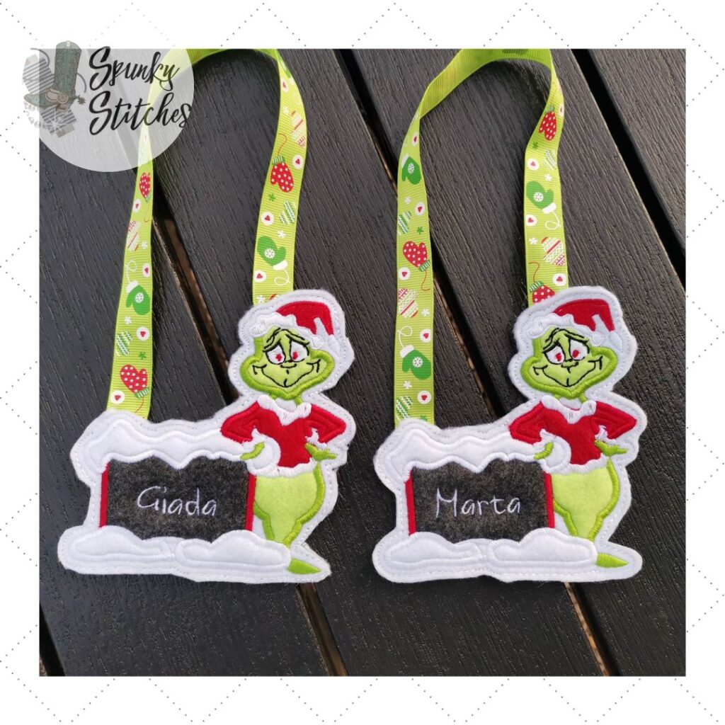 Sweet Mean Green Guy Sign Ornament