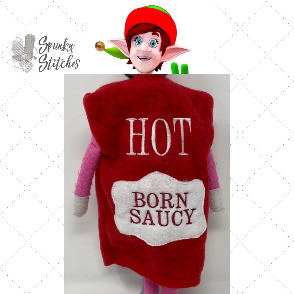 Hot Sauce Packet Elf Costume