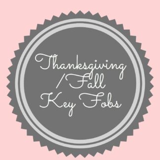 Thanksgiving/Fall Key Fobs