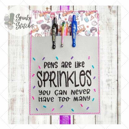 Pens Are Like Sprinkles Planner Band