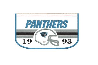 Panthers Football Trifold Zipper Wallet Top ADD ON (wallet isn't included)