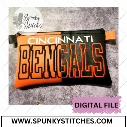 Bengals Split Zipper Bag