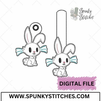 Bunny Key Fob and Zipper Pull