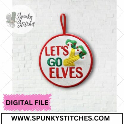 Let's Go Elves Ornament - Image 2