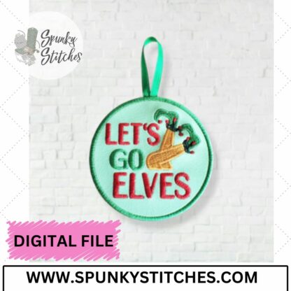 Let's Go Elves Ornament