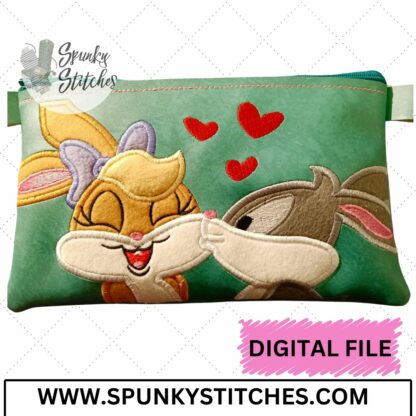 Bunny Love Zipper Bag