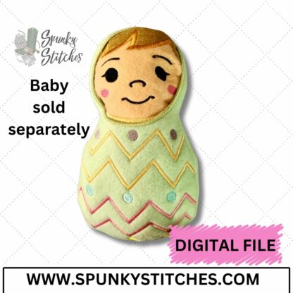 Baby Easter Egg Swaddle (Baby Not Included)