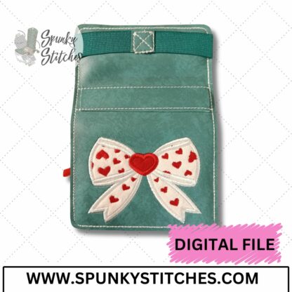 Heart Bow Mini Notebook Cover