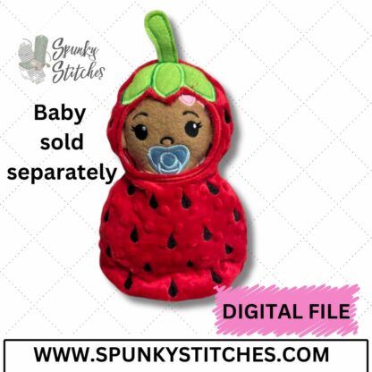 Baby Strawberry Swaddle (Baby Not Included)