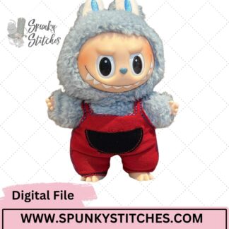 Bubu Monster Pocket Romper Digital Embroidery File