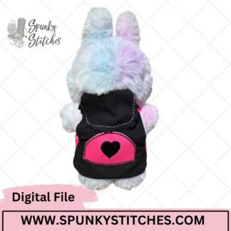 Bubu Monster Heart Backpack Digital Embroidery File