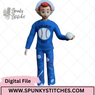 Homerun Elf Outfit Digital Embroidery File