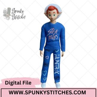 Saja Boy Elf Outfit Digital Embroidery File