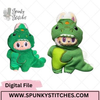 Bubu Monster Dinosaur Costume Digital Embroidery File