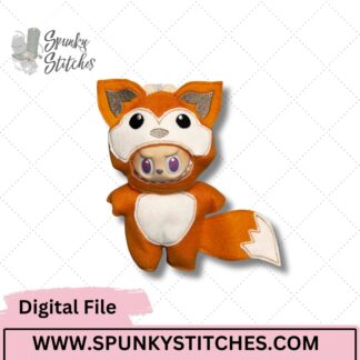 Bubu Monster Fox Costume Digital Embroidery File