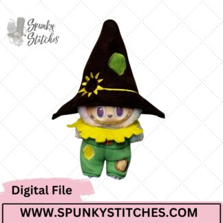Bubu Monster Scarecrow Costume Digital Embroidery File
