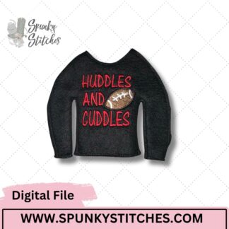 huccle and cuddle elf shirt embroidery file