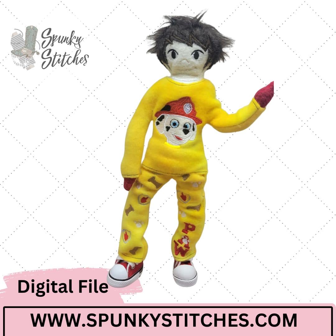 marshal elf outfit embroidery file