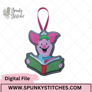 piglet ornament embroidery file