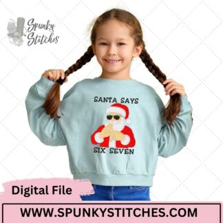 santa 67 applique file