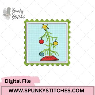mean green guy stamps applique file