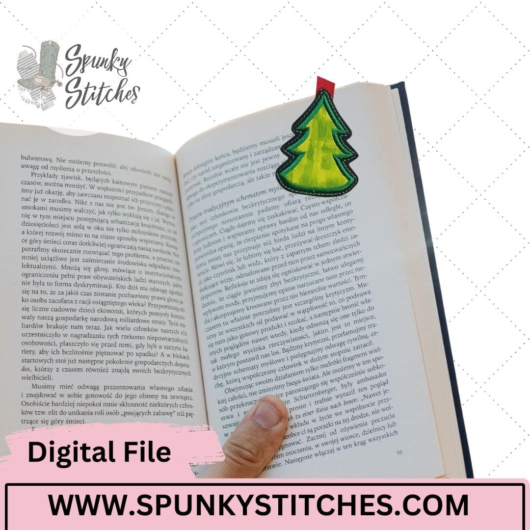 Holiday Shapes Set Of 5 Magnetic Bookmark In The Hoop Embroidery File - Image 5