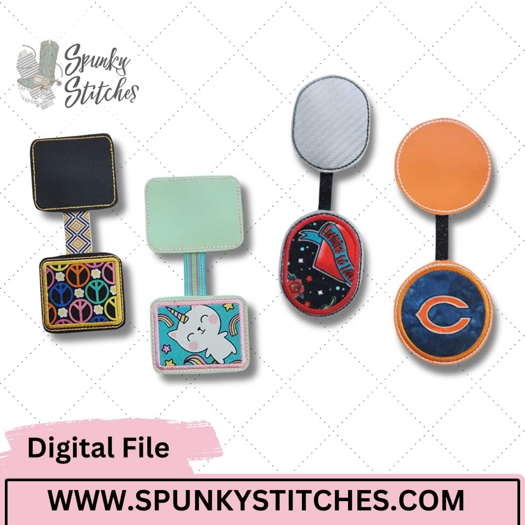 magnetic bookmark embroidery file