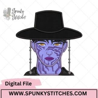 Kpop Demon Jinu Digital Embroidery Applique File
