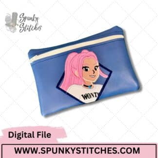 Mira ITH Zipper Bag Digital Embroidery File