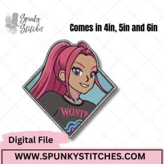 Mira Patch Digital Embroidery File