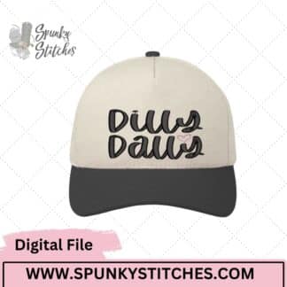 Dilly Dally Hat Digital Embroidery File